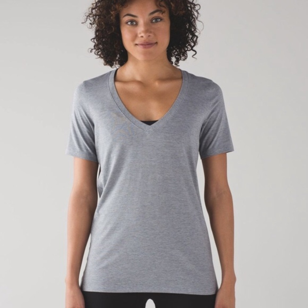 Lululemon Gray V-neck